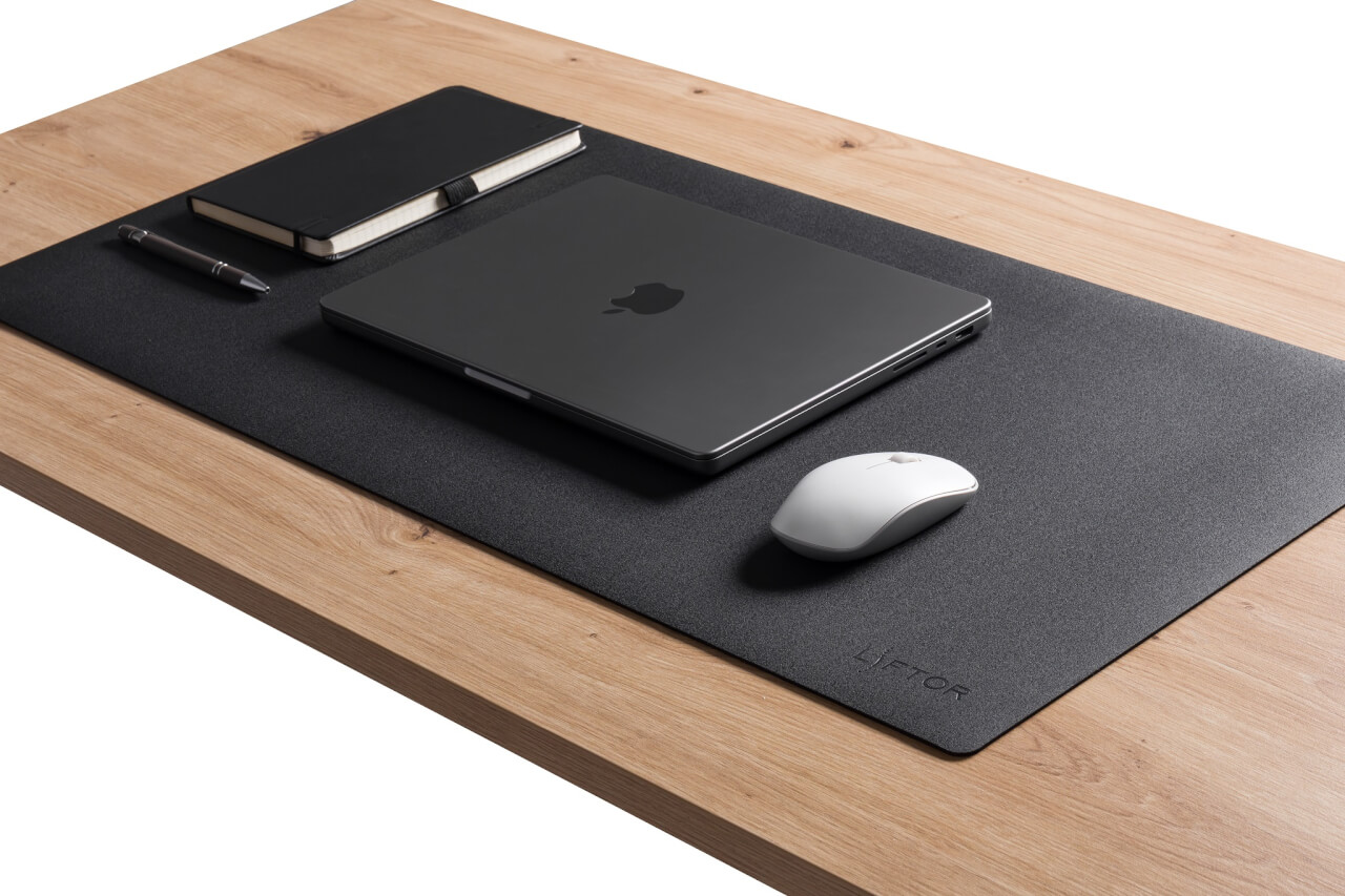 Liftor Mouse pad - podložka pod myš a klávesnici, černá